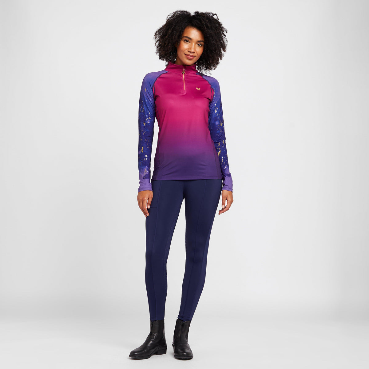 Womens Hudson Riding Tights Navy