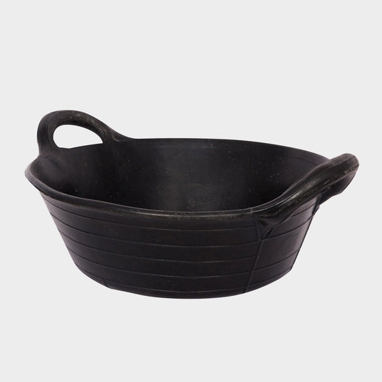Tyre Rubber Feed Skip Black