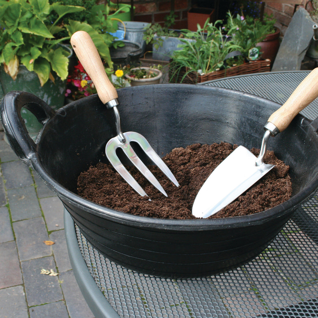 Tyre Rubber Feed Skip Black