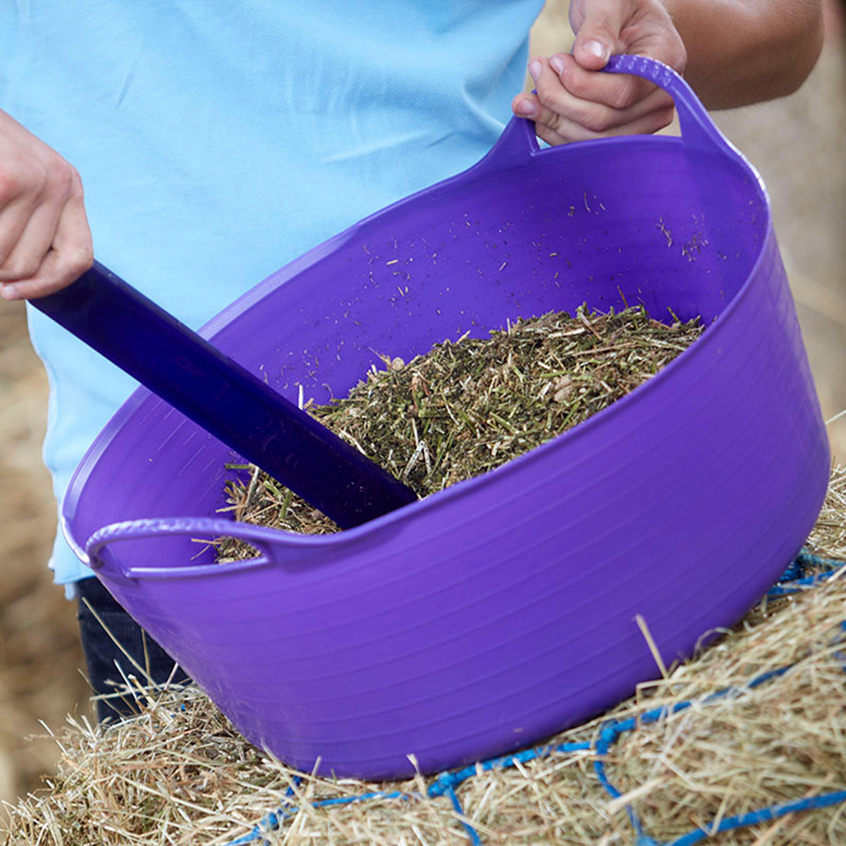 Flexible Shallow Bucket Purple