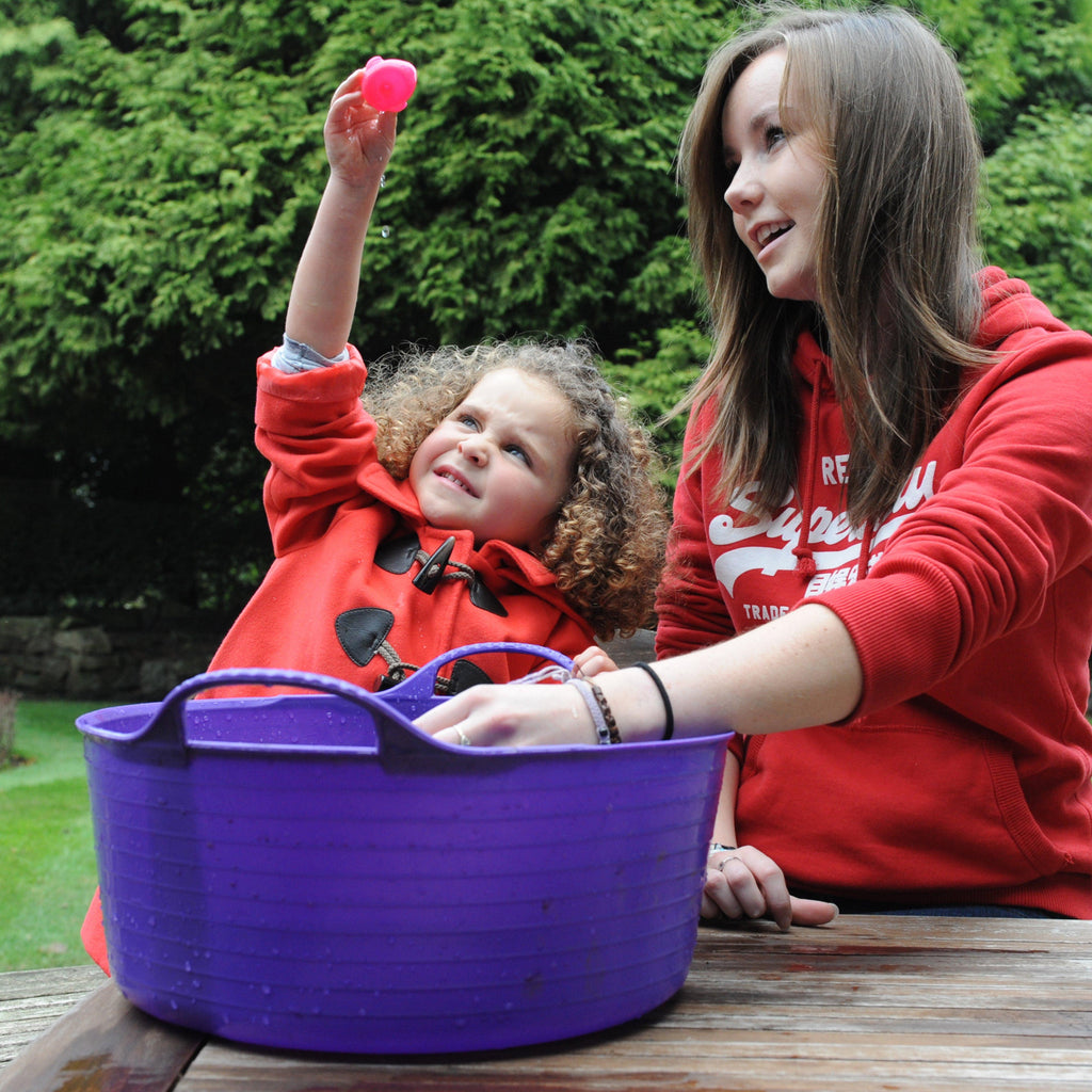 Flexible Shallow Bucket Purple