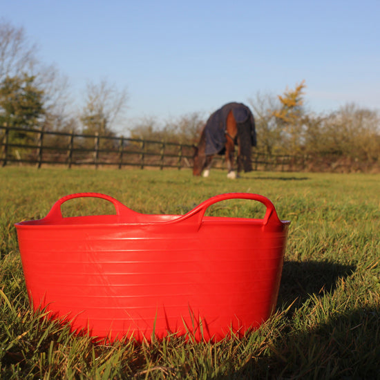 Flexible Shallow Bucket Red