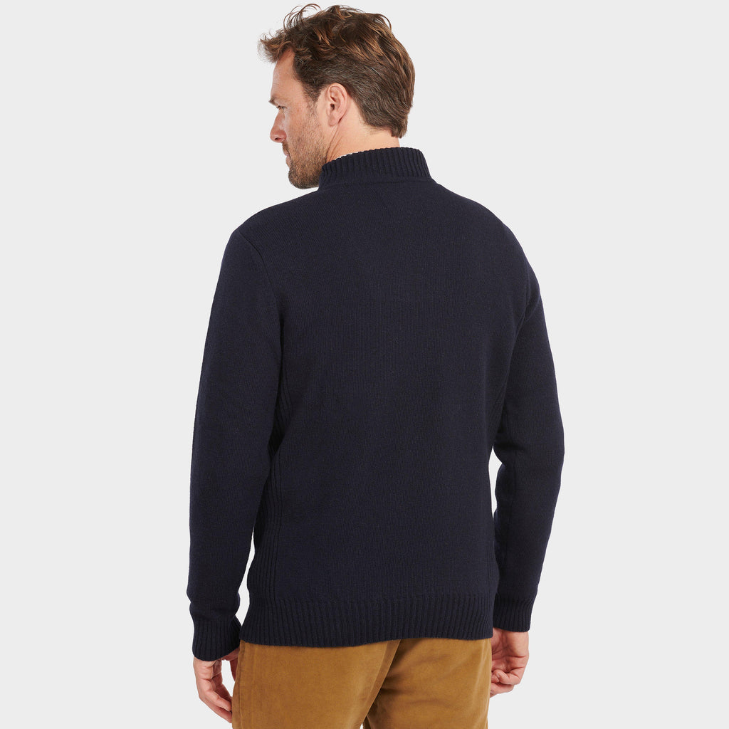 Mens Nelson Essential Half Zip Jumper Navy