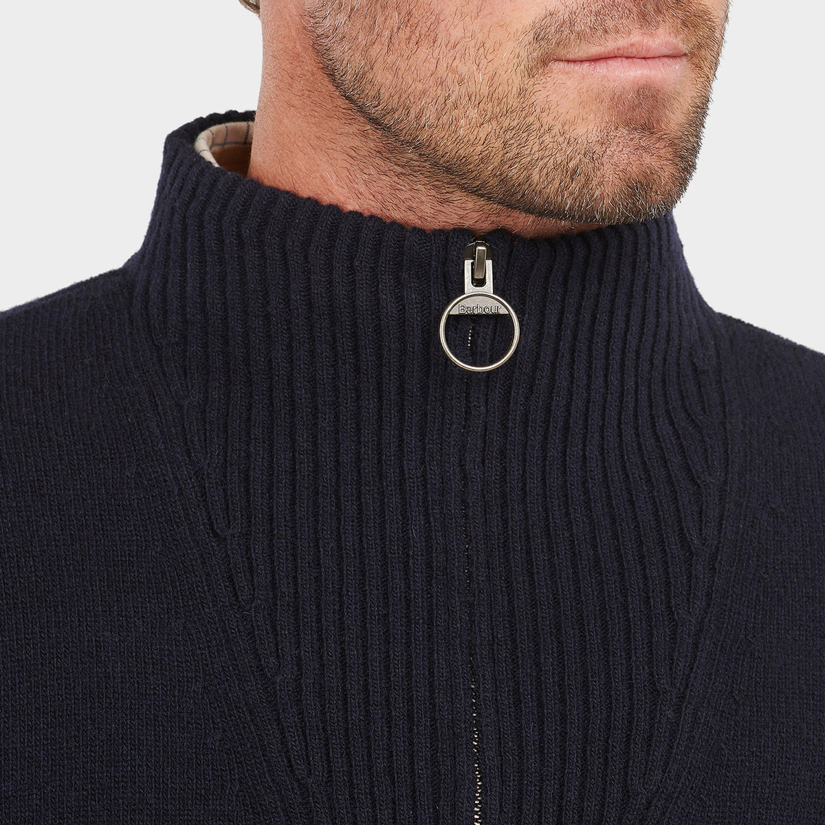 Mens Nelson Essential Half Zip Jumper Navy