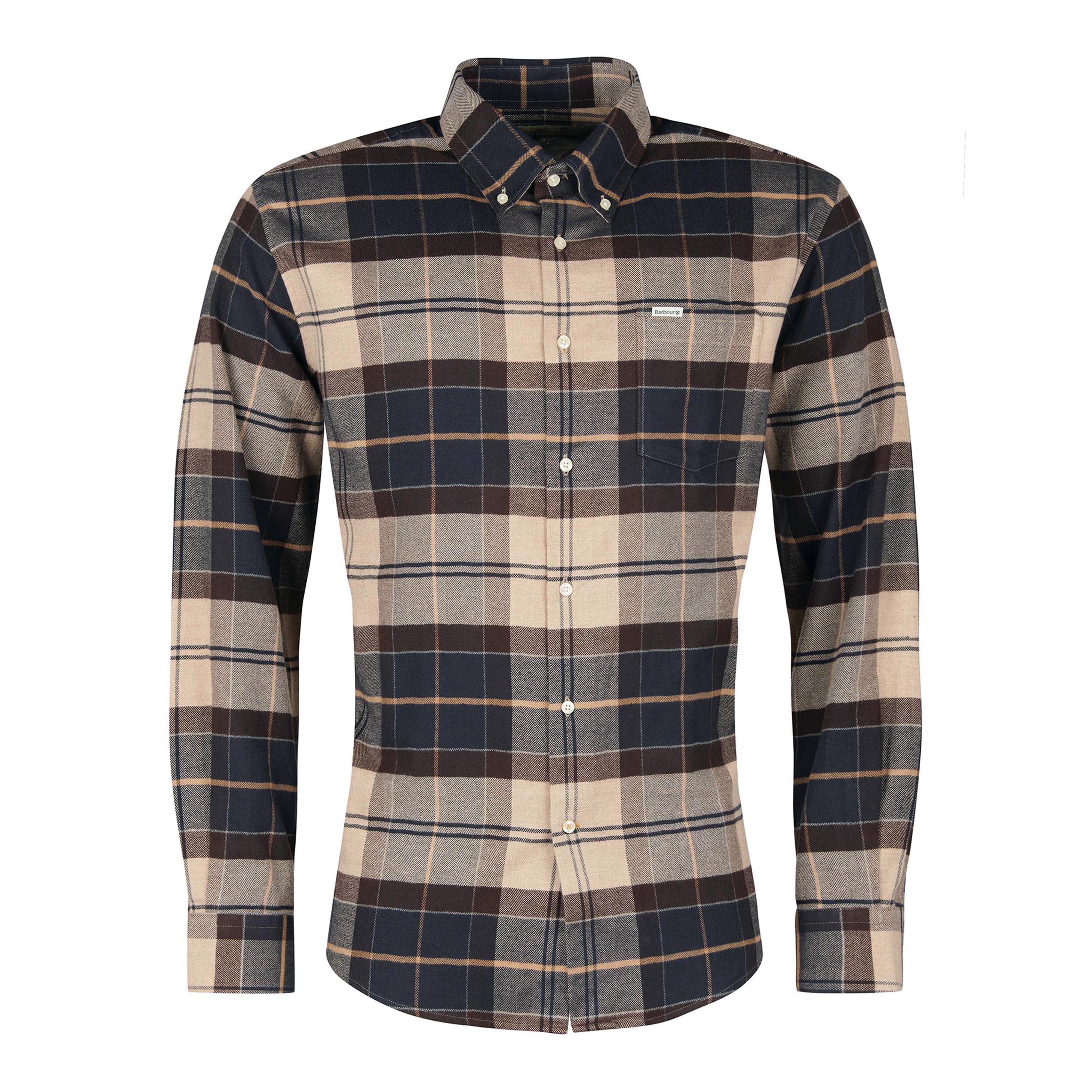 Mens Hogside Regular Tartan Shirt Classic Tartan