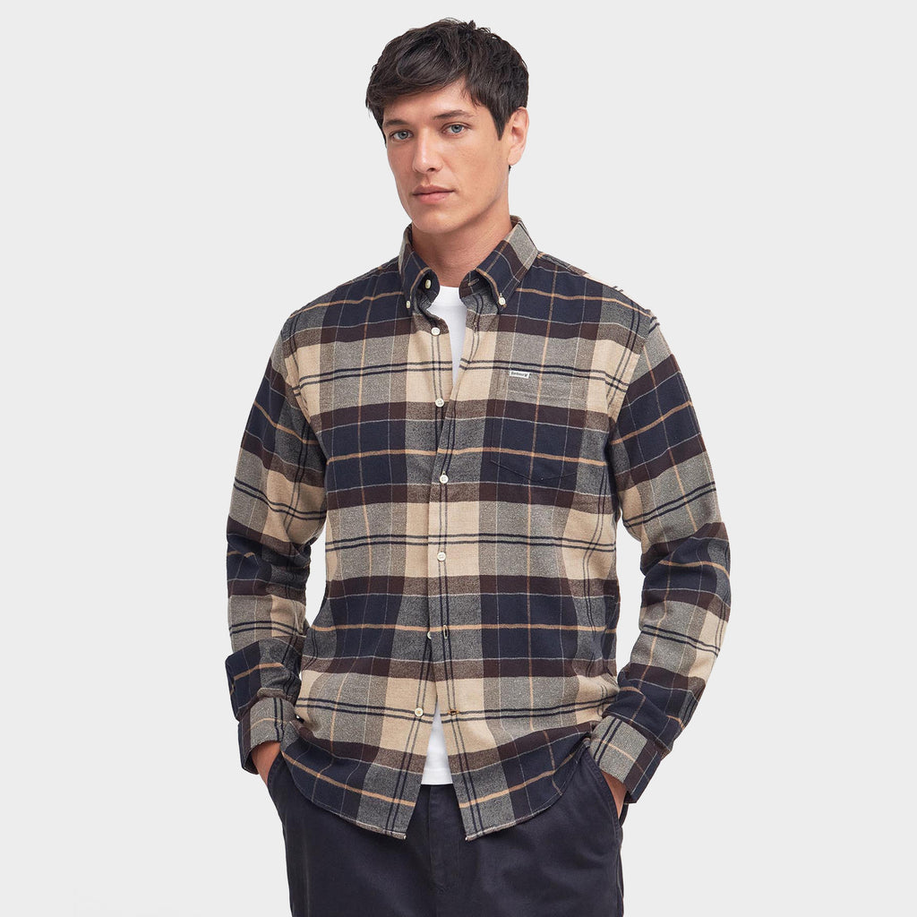 Mens Hogside Regular Tartan Shirt Classic Tartan