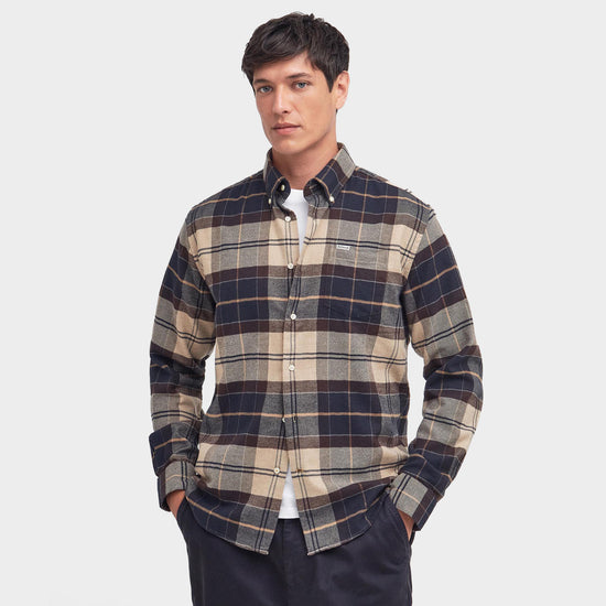 Mens Hogside Regular Tartan Shirt Classic Tartan