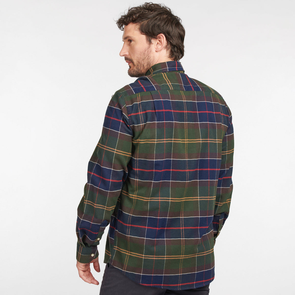 Mens Hogside Regular Tartan Shirt Classic Tartan