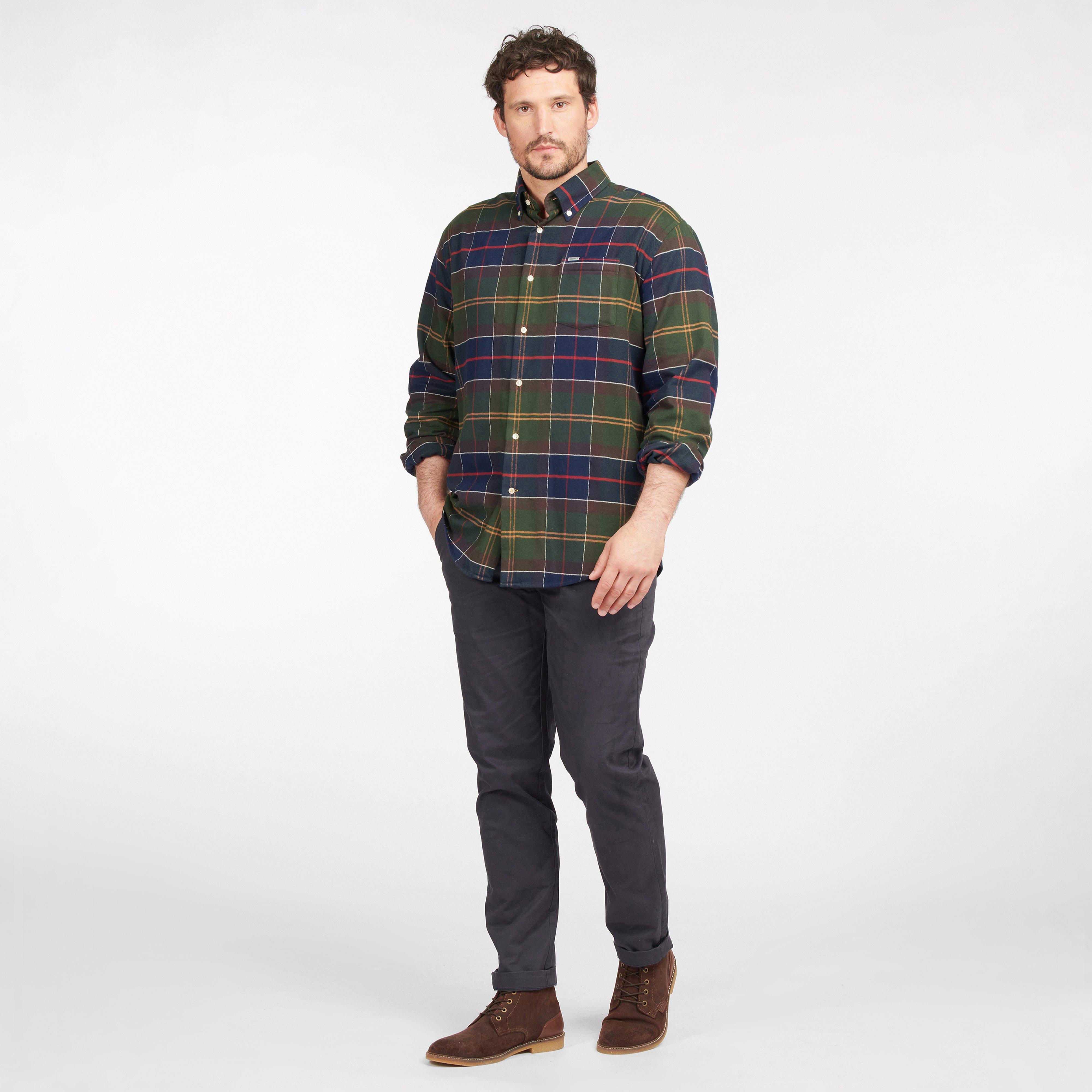 Mens Hogside Regular Tartan Shirt Classic Tartan