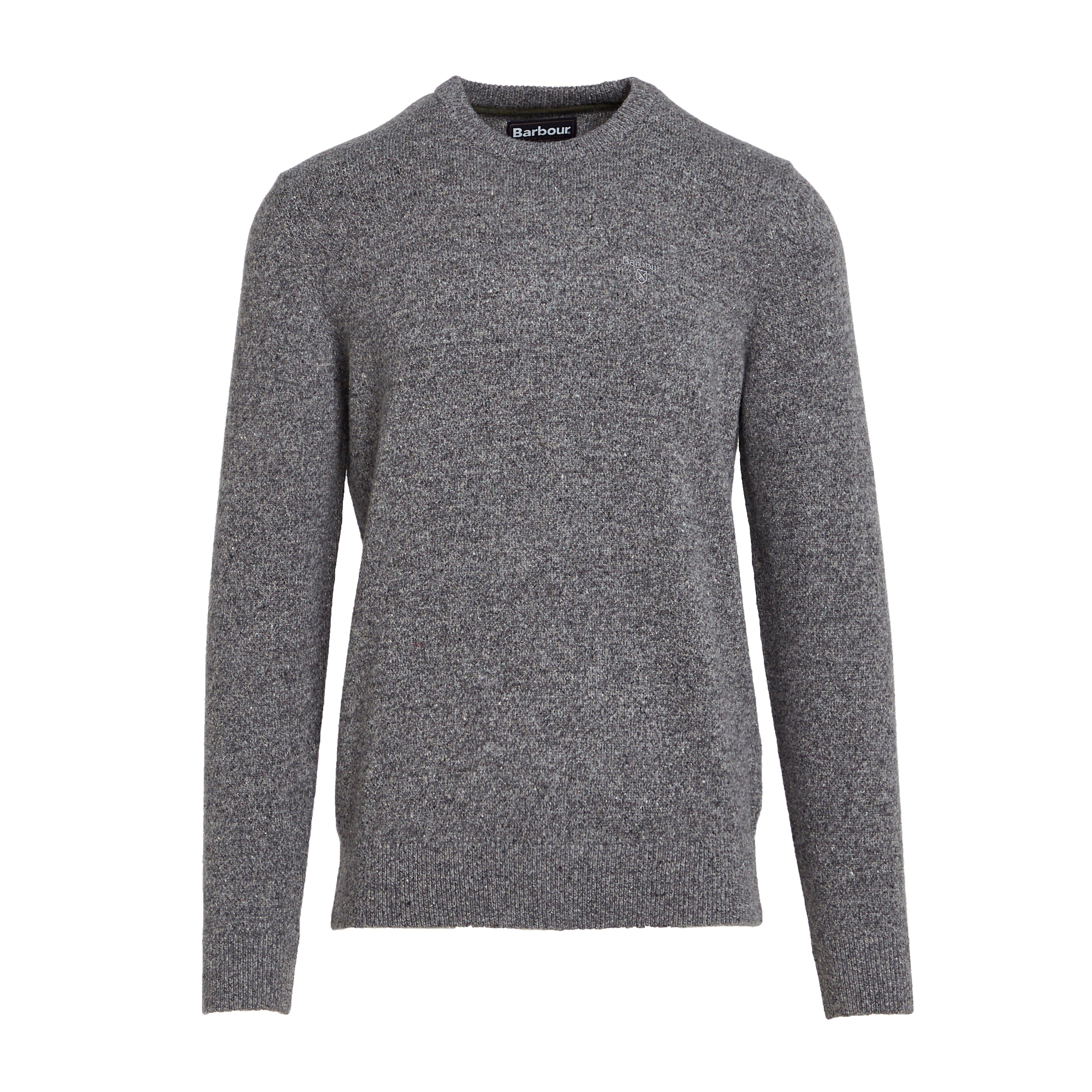 Mens Essential Tisbury Crew Sweatshirt Grey