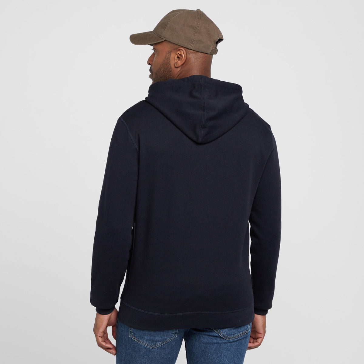 Mens Logo Hoodie Navy