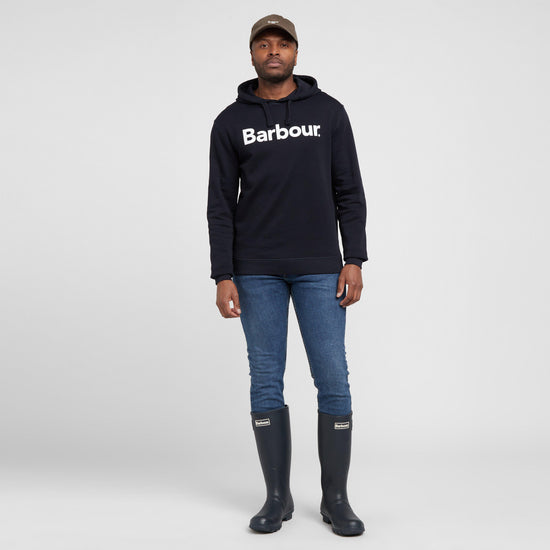 Mens Logo Hoodie Navy