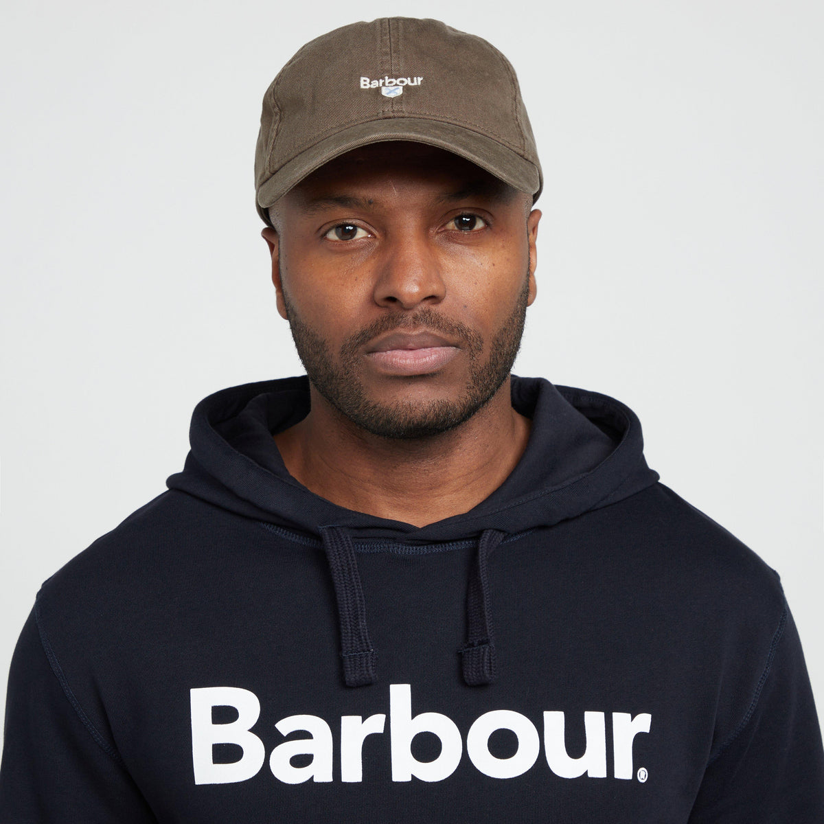 Mens Logo Hoodie Navy