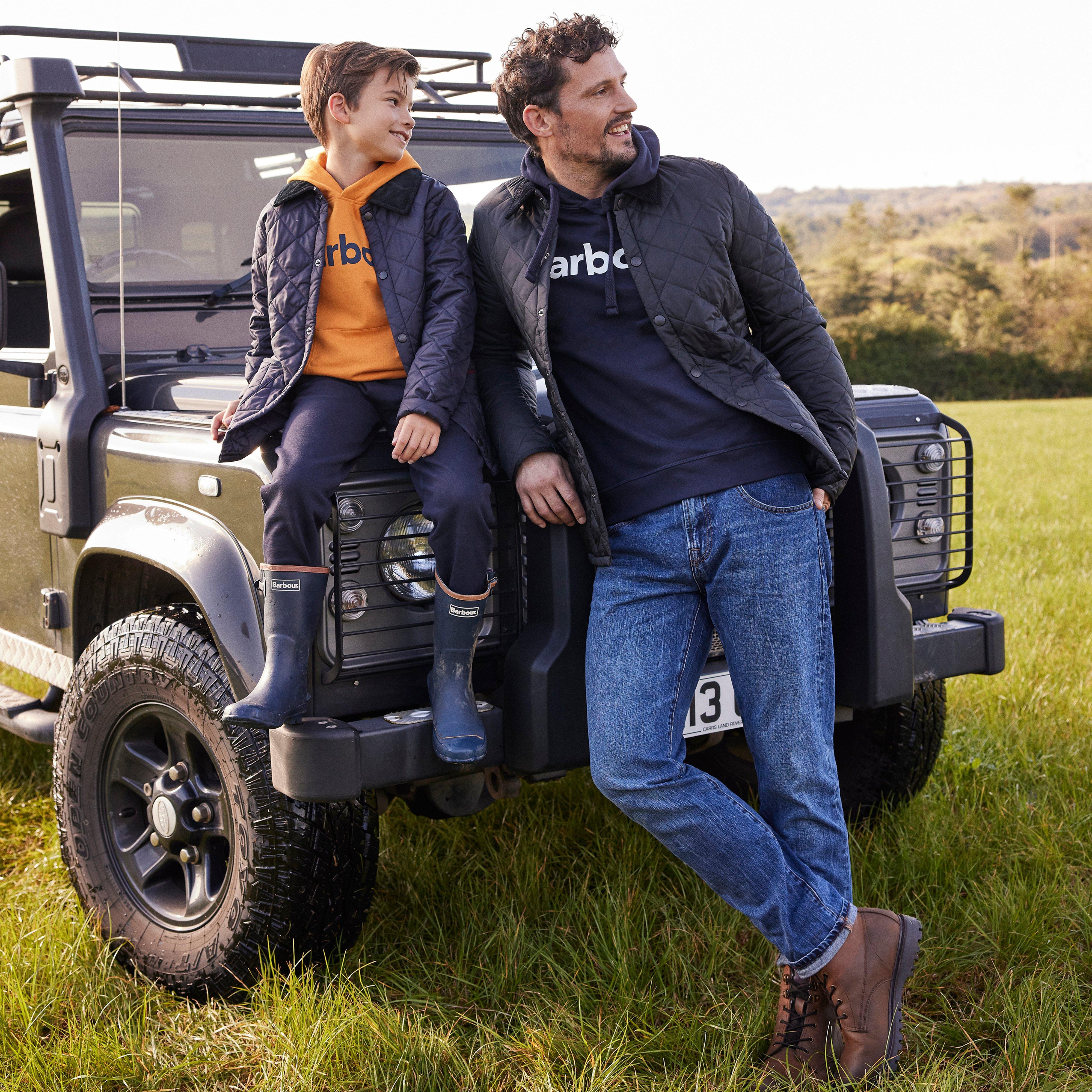 Mens Logo Hoodie Navy