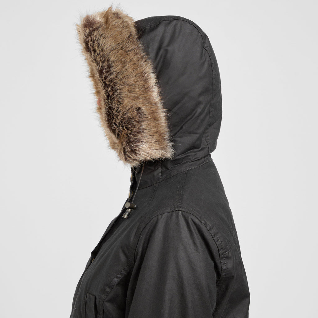 Womens Kelsall Wax Parka Rustic