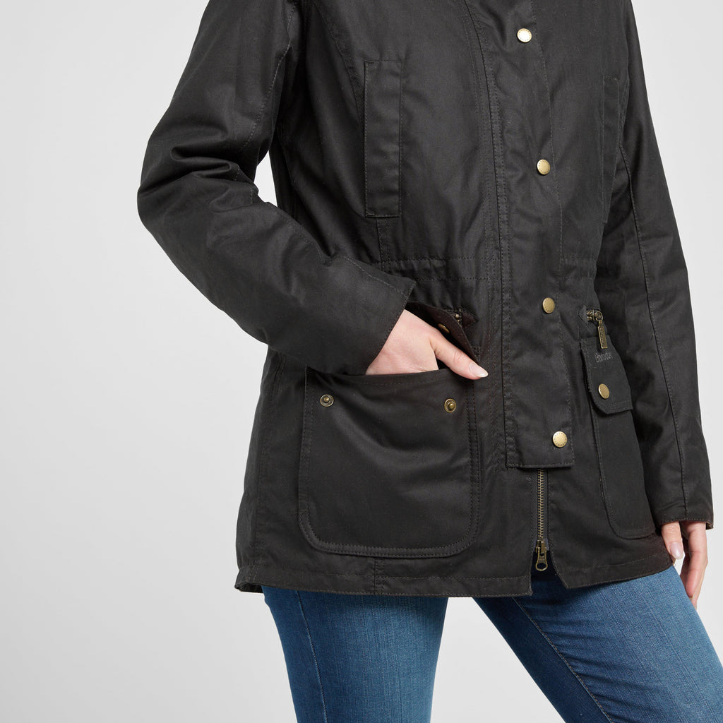 Womens Kelsall Wax Parka Rustic