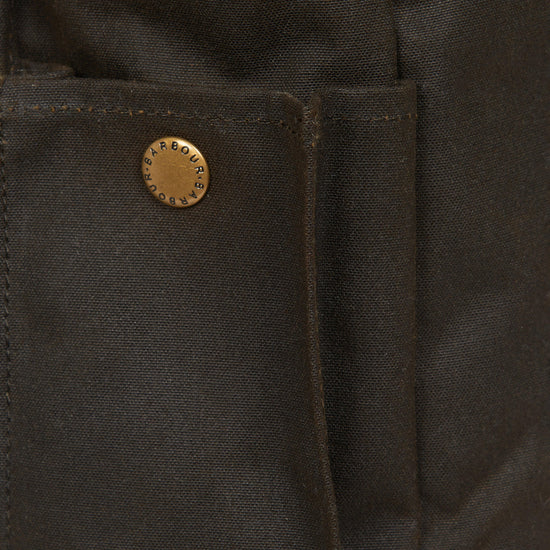 Essential Wax Messenger Bag Olive