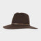 Womens Tack Fedora Chocolate/Praline