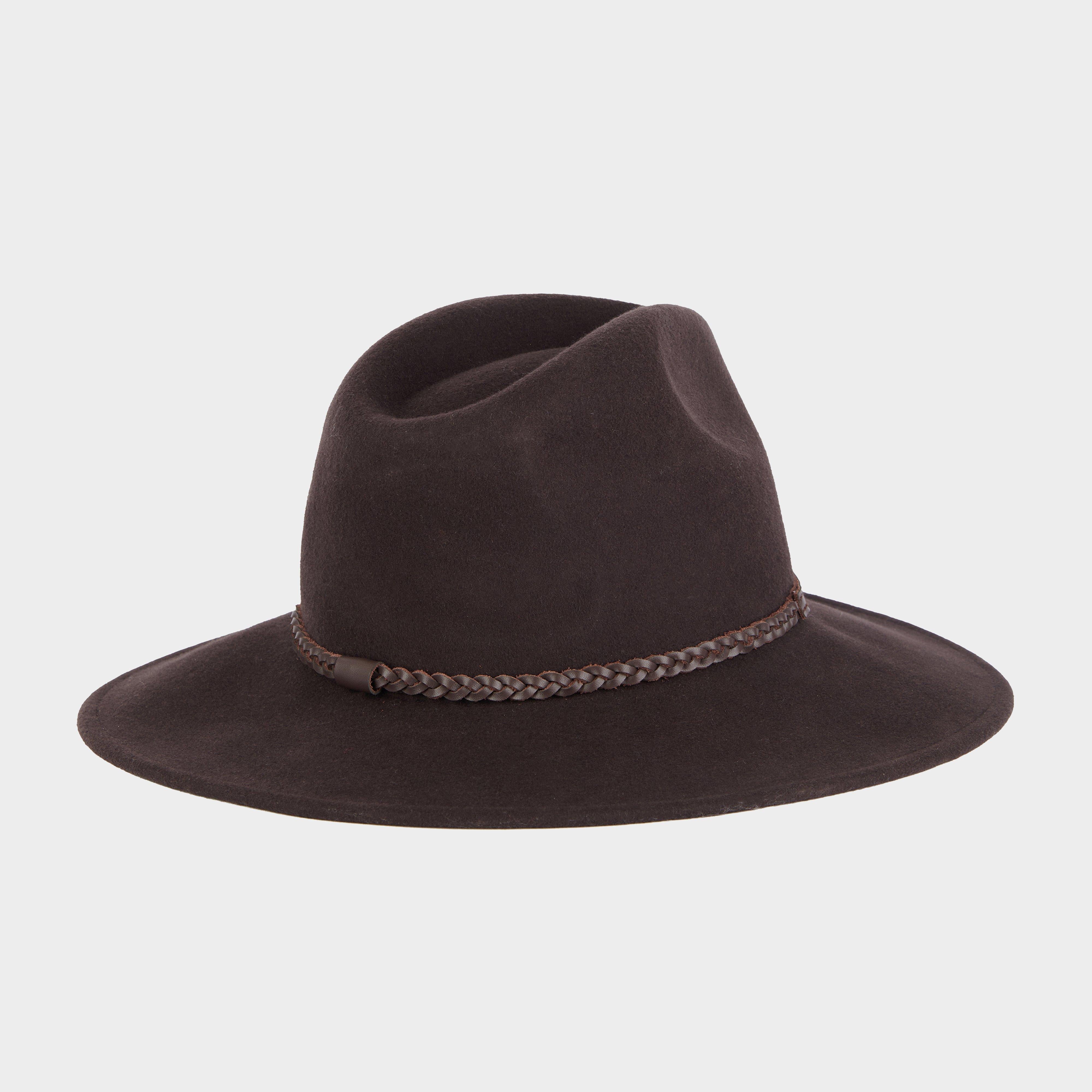 Womens Tack Fedora Chocolate/Praline
