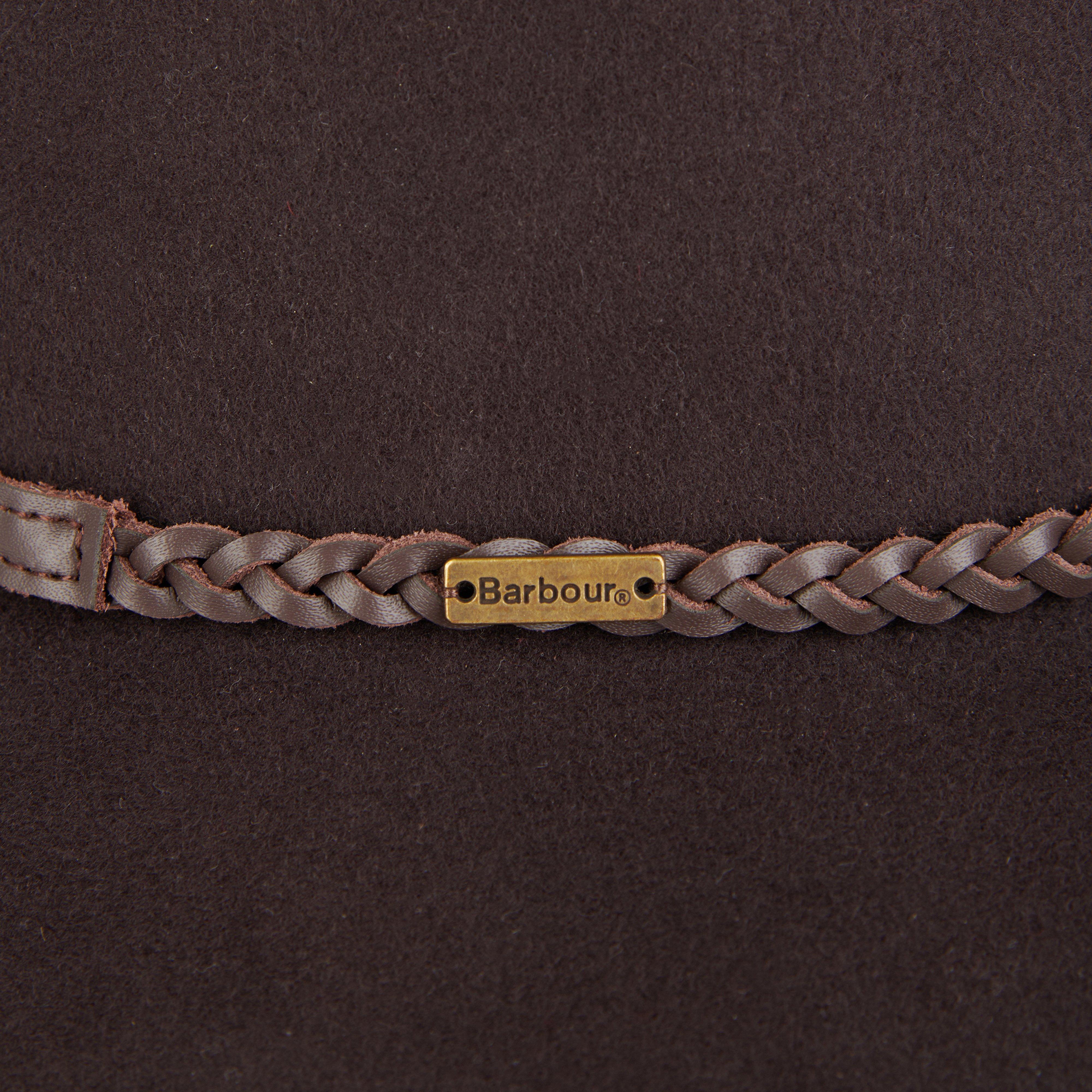 Womens Tack Fedora Chocolate/Praline