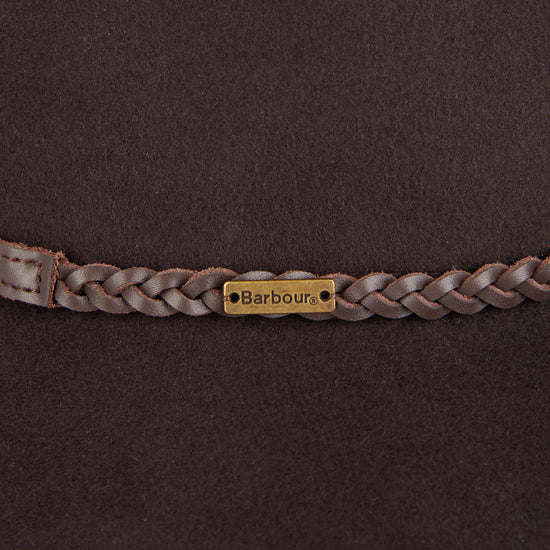 Womens Tack Fedora Chocolate/Praline