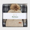 Womens Saltburn Beanie & Tartan Scarf Set Rosewood