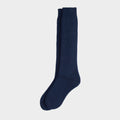 Womens Knee Length Wellington Socks Navy