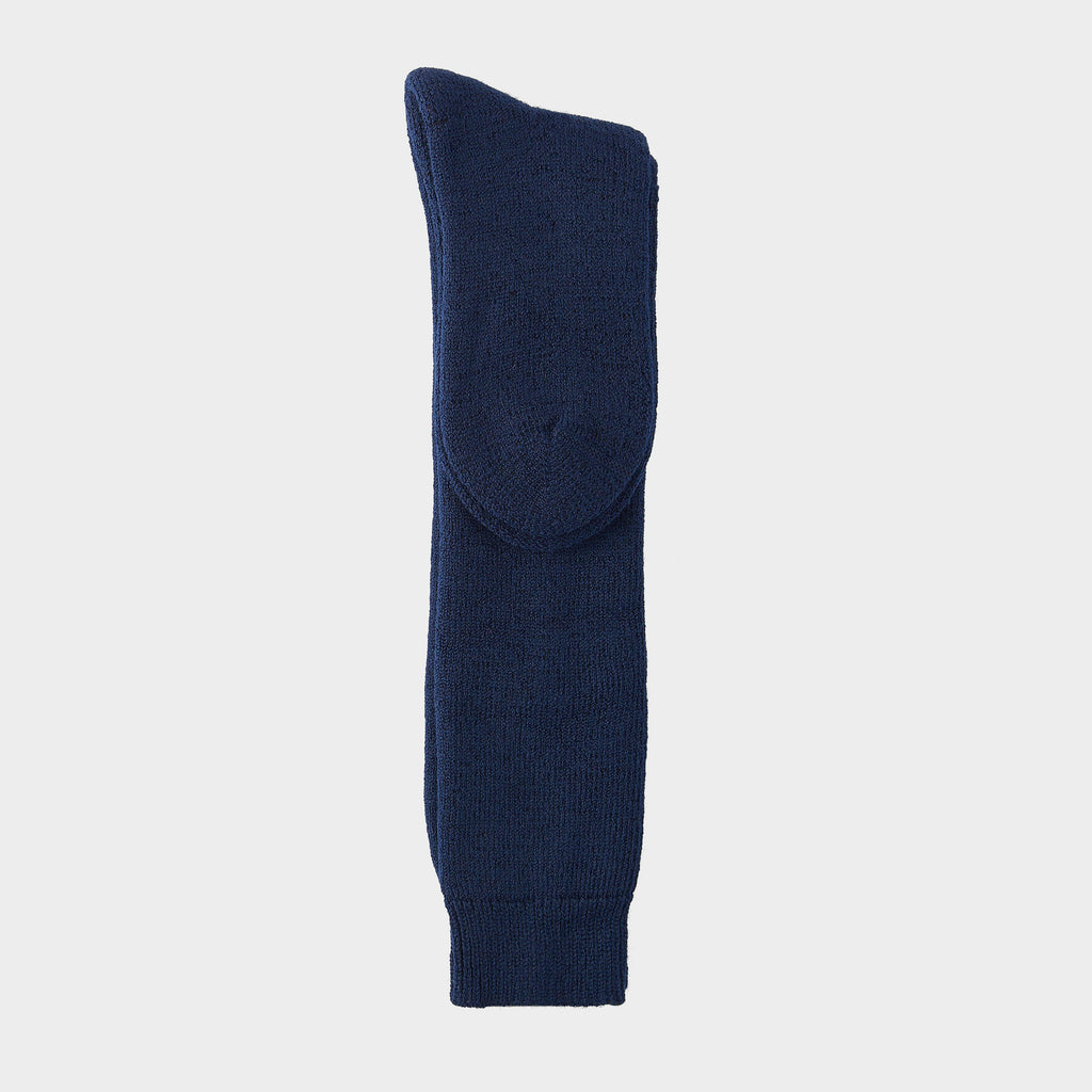 Womens Knee Length Wellington Socks Navy