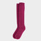 Womens Knee Length Wellington Socks Raspberry
