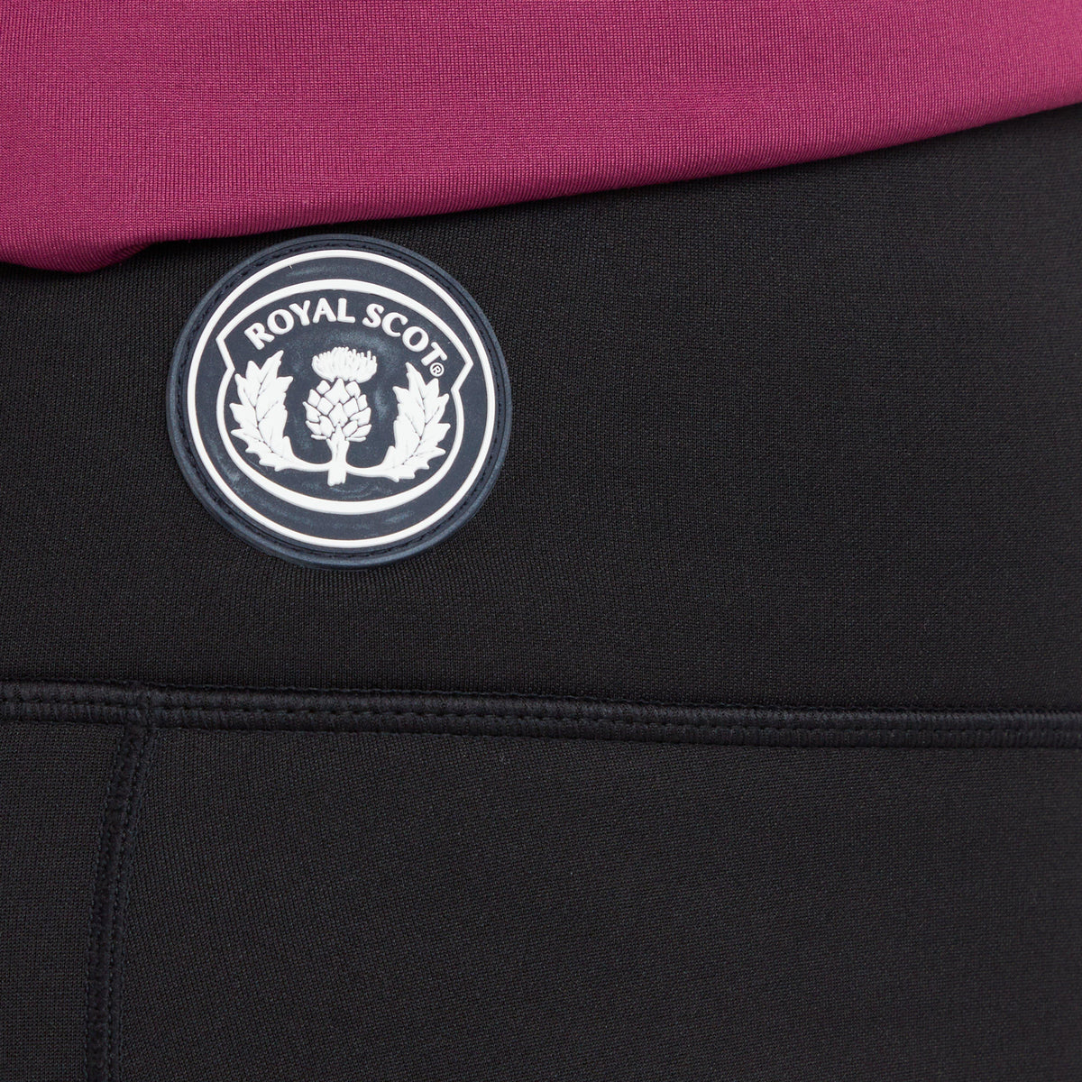 Womens Harper Knee Patch Winter Riding Tights Black