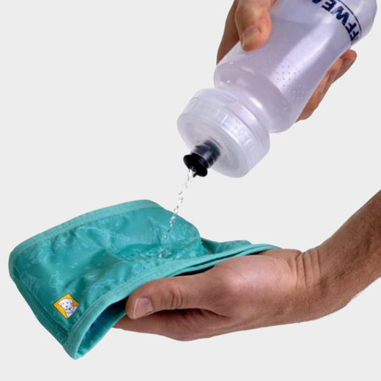 Swamp Cooler Cooling Neck Gaiter Aurora Teal/ Heliotrope Purple