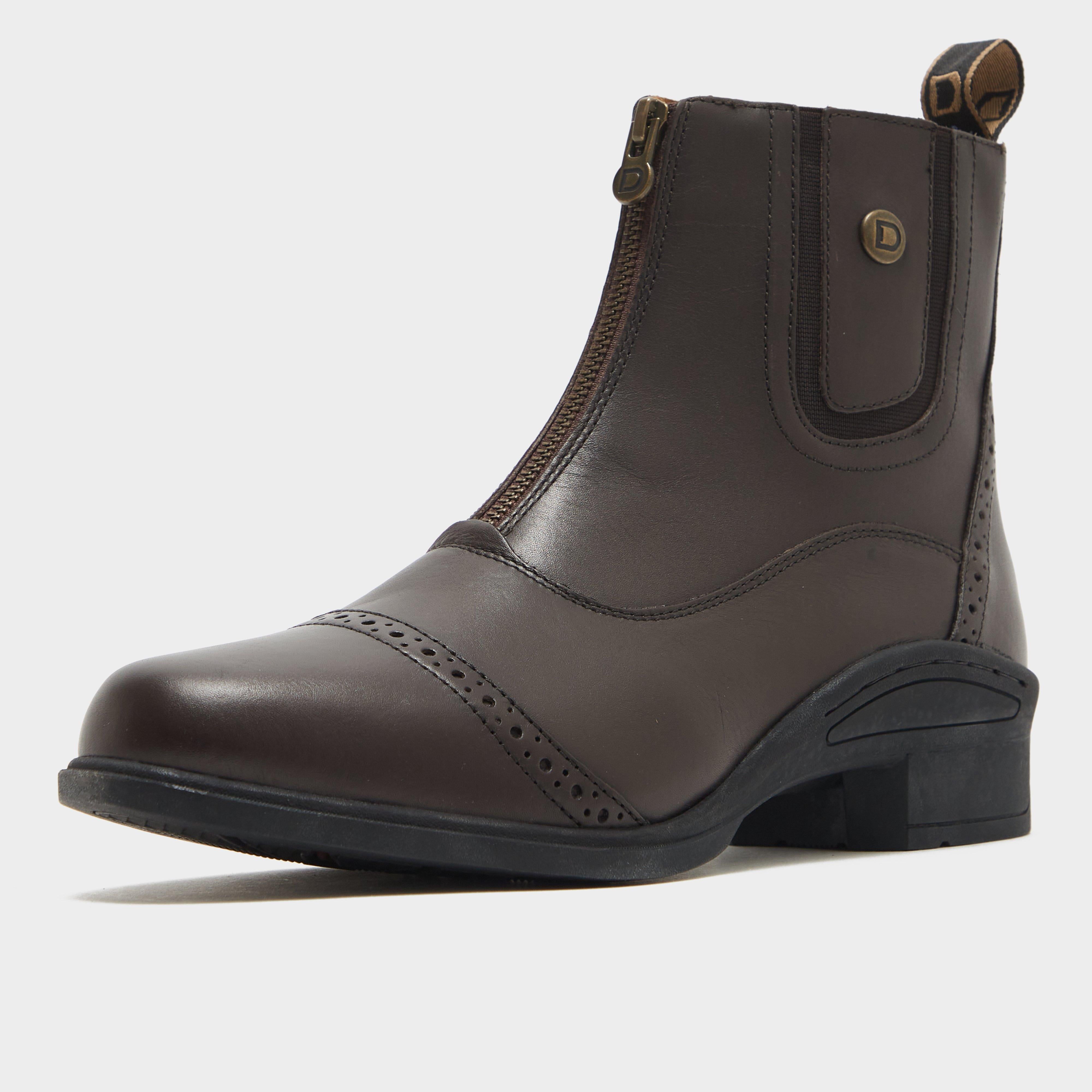 Womens Rapture Zip Paddock Boots Brown