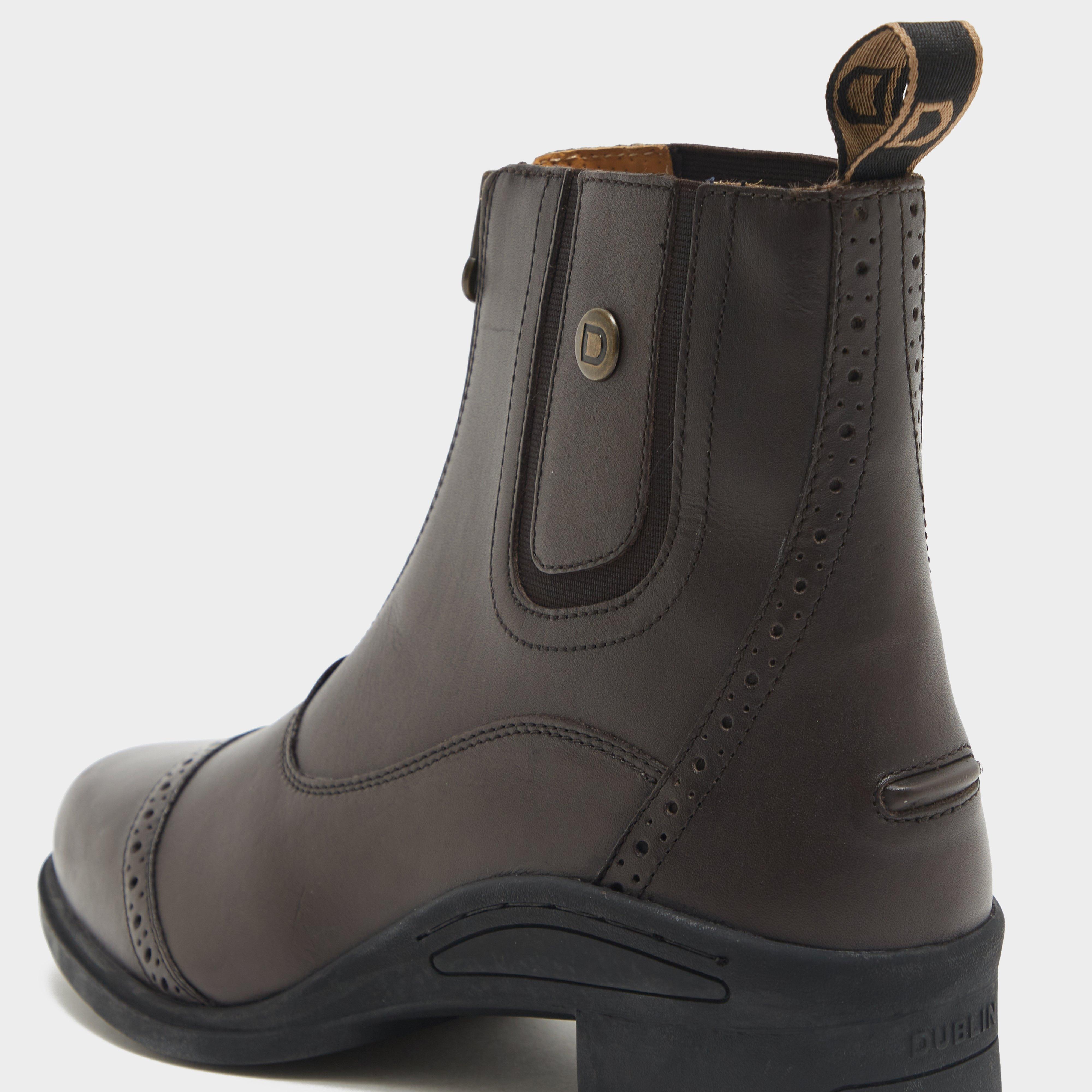 Womens Rapture Zip Paddock Boots Brown