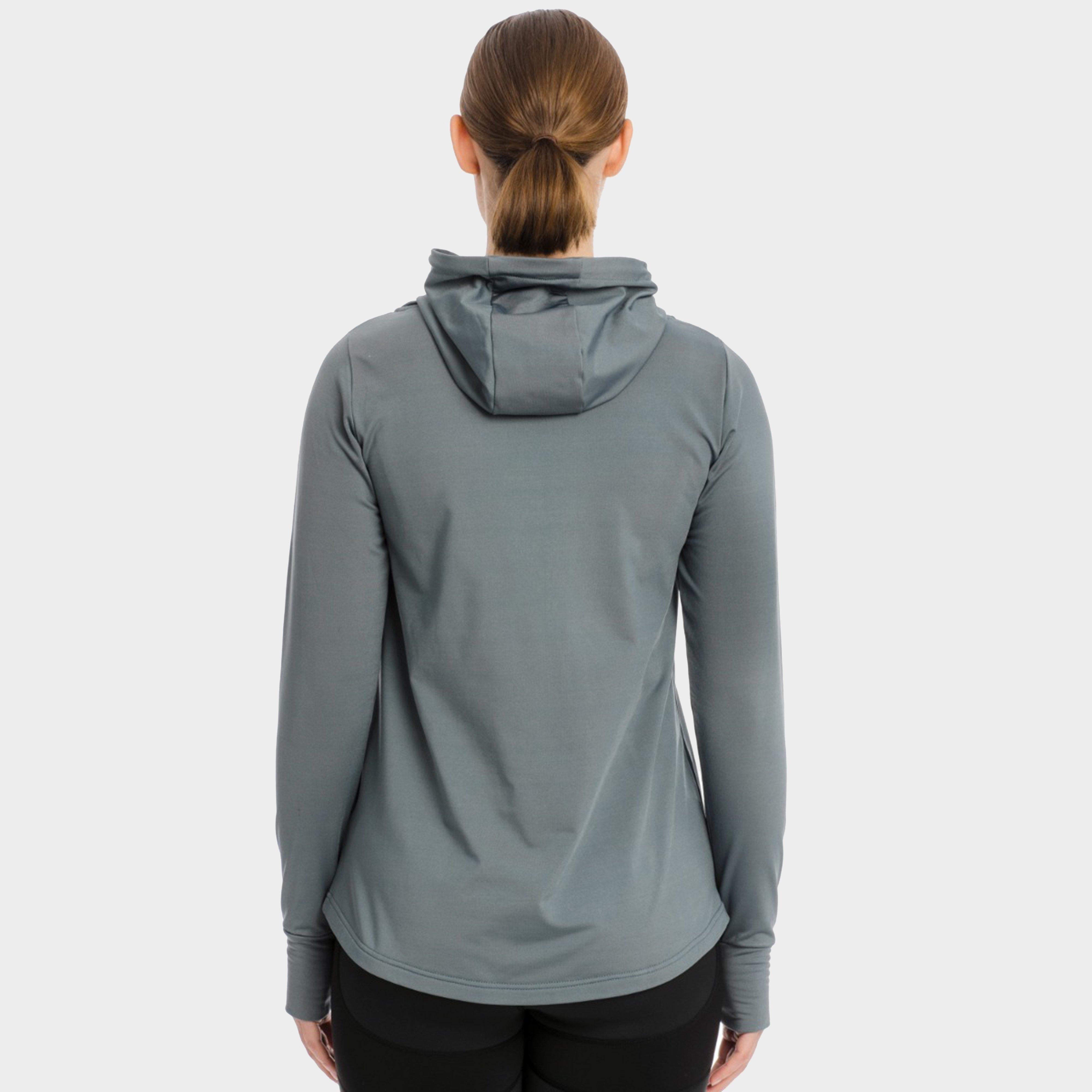 Womens Tech Hooded Fleece Grey