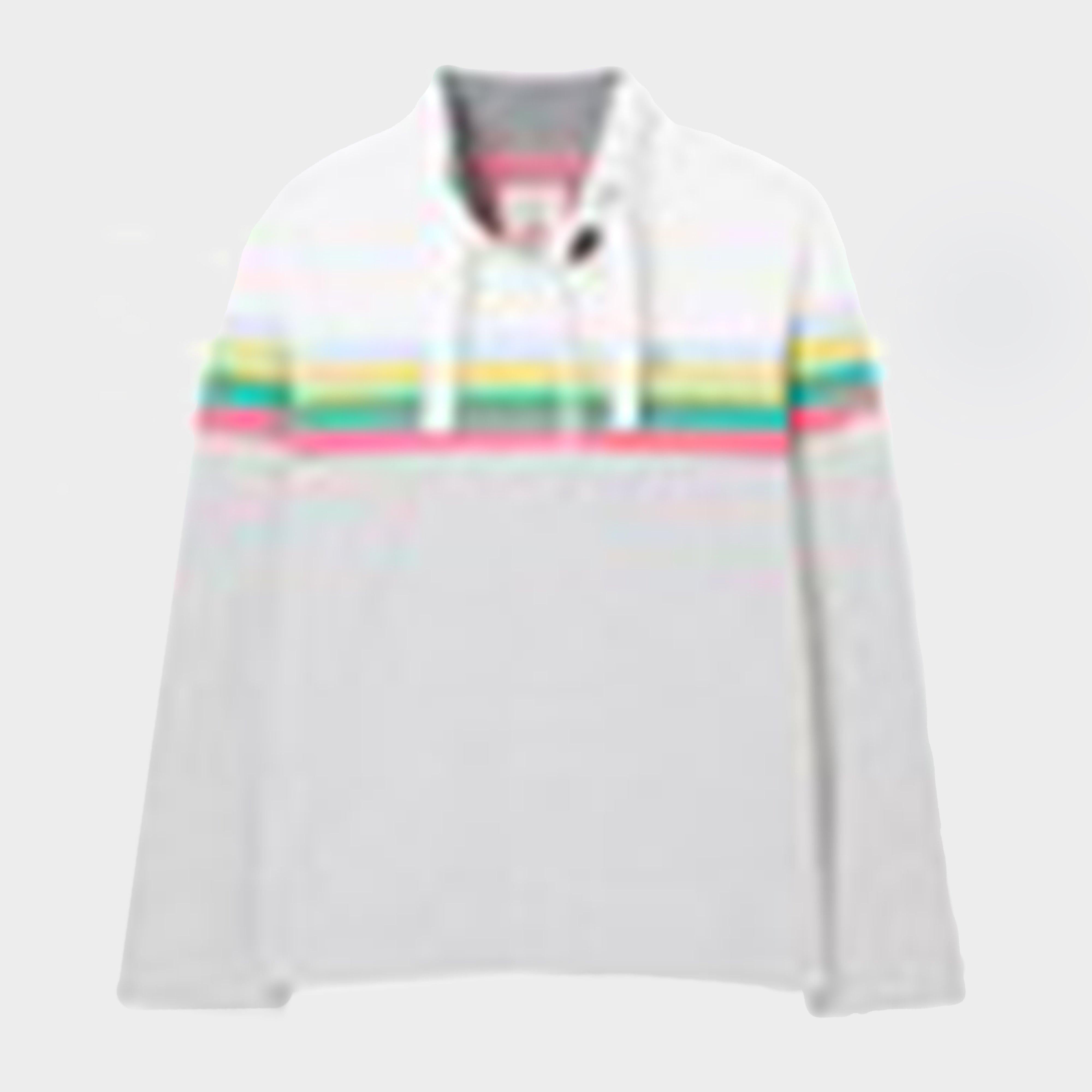 Womens Saunton Sweatshirt Grey Marl Stripe