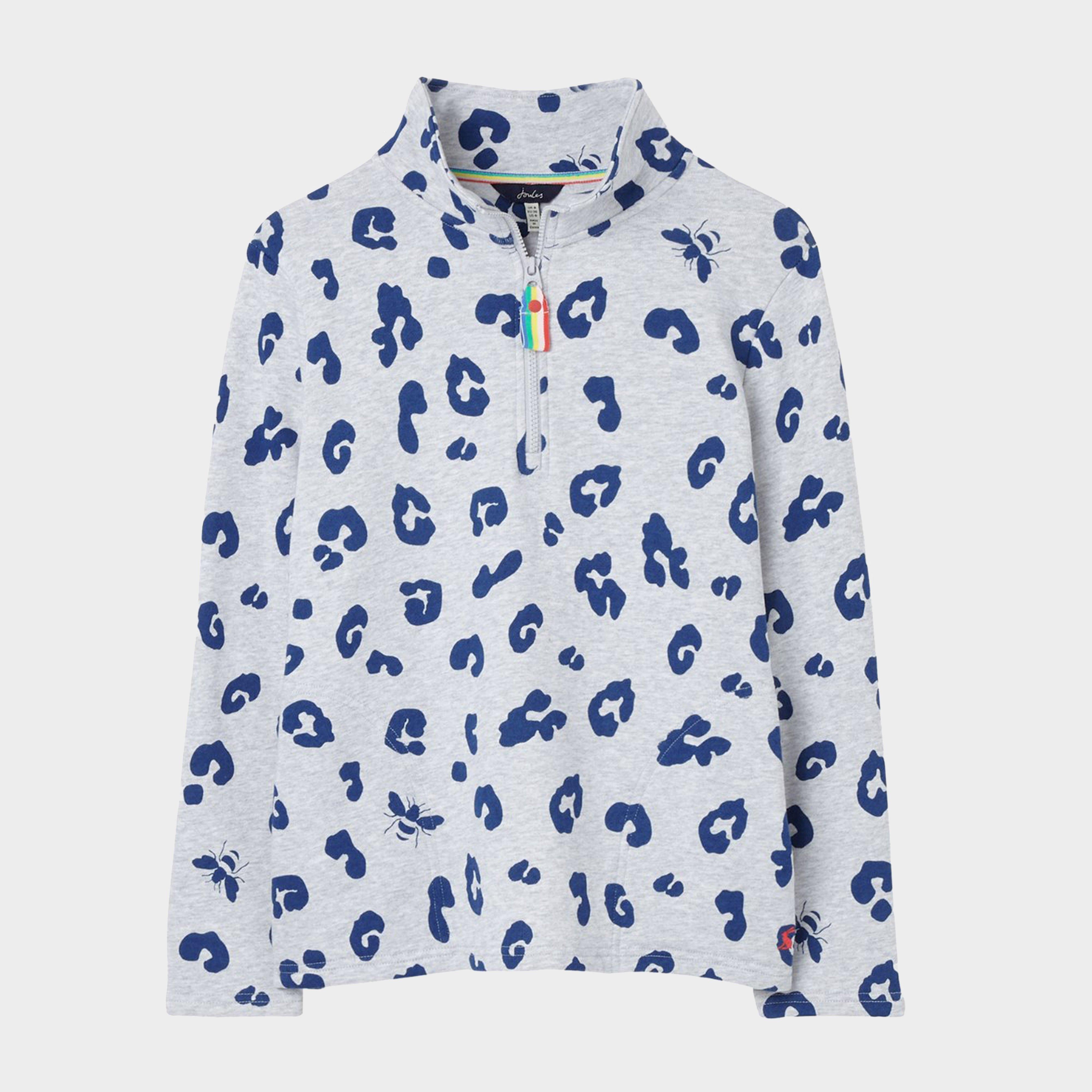 Womens Pip Print Sweatshirt Grey Leopard