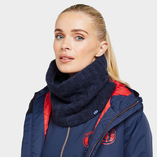 Knitted Snood Dark Blue