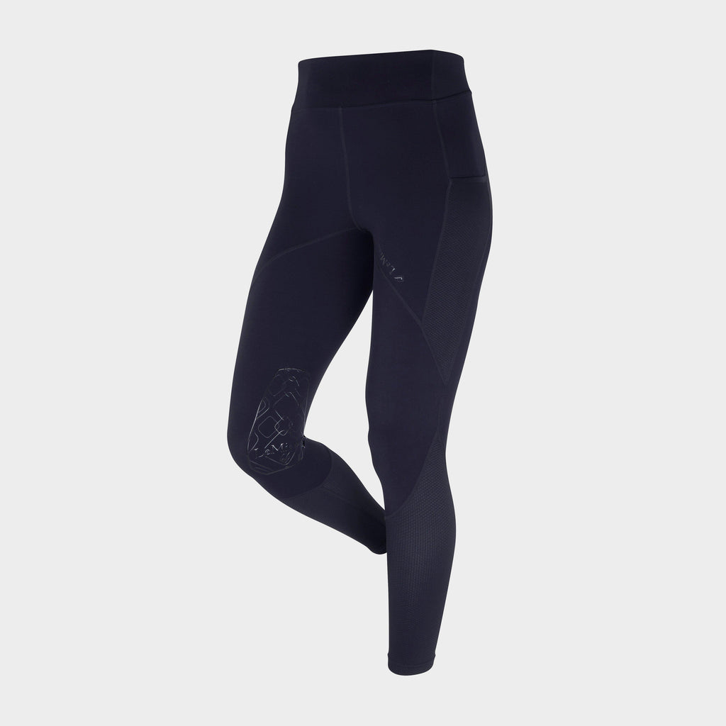 Womens Lucie Mesh Leggings Navy