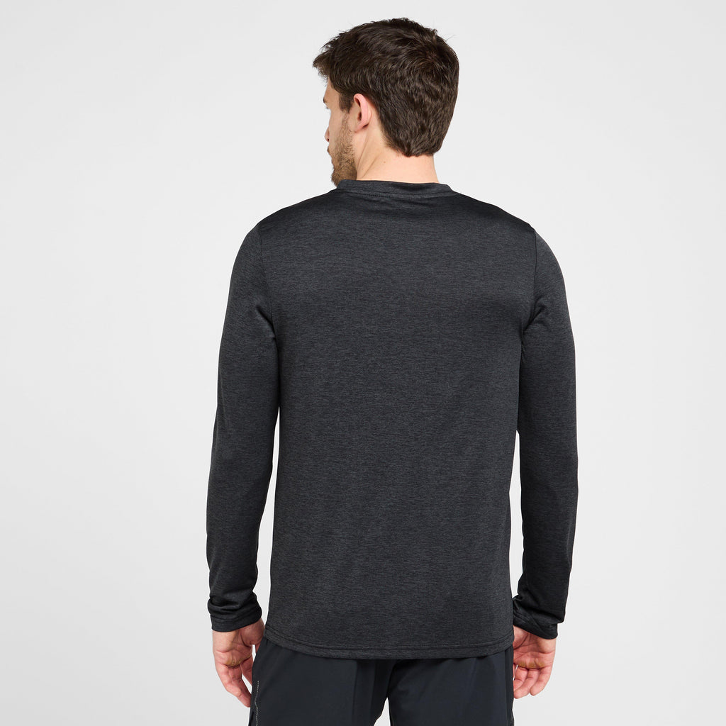 Mens Active Long Sleeve T-Shirt Black