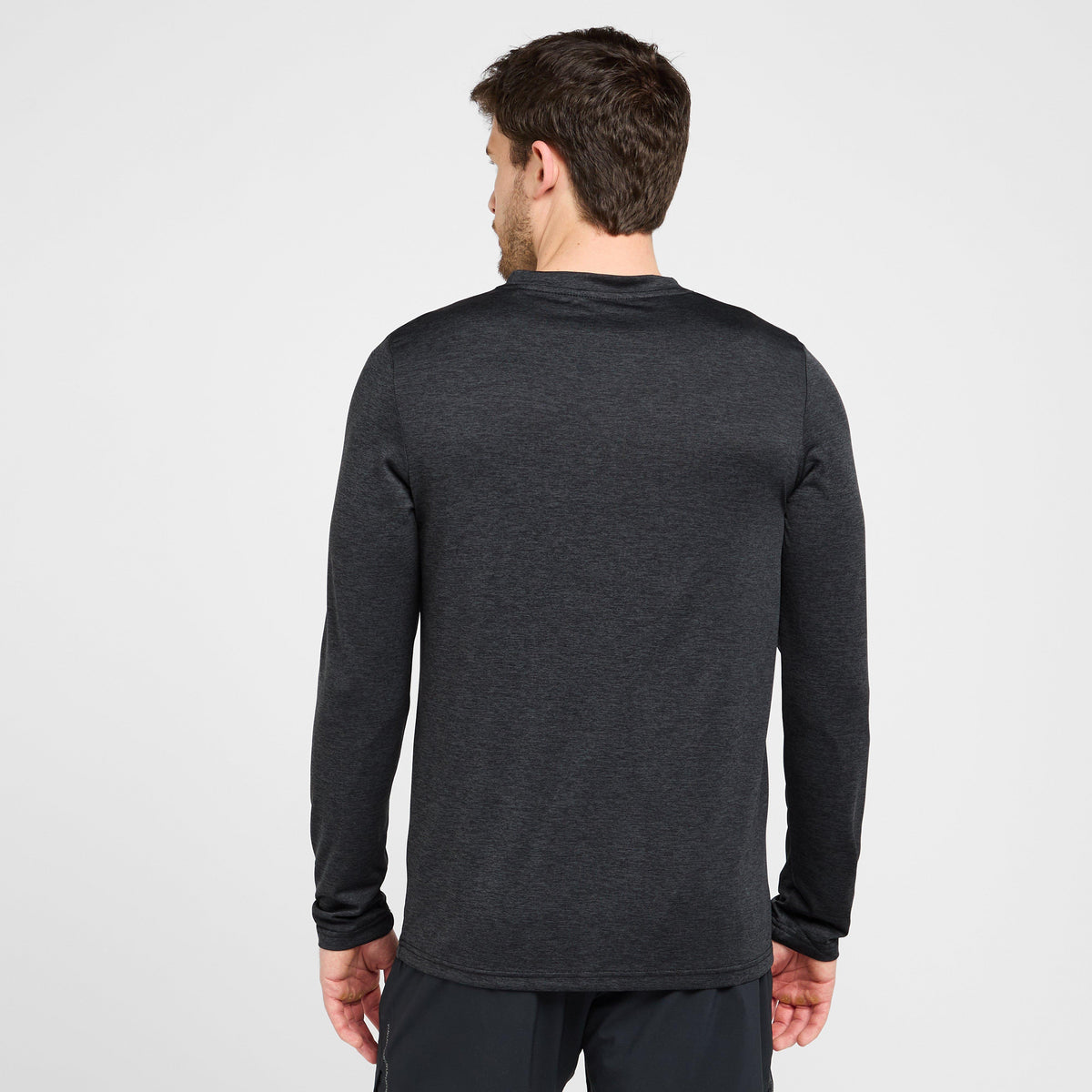Mens Active Long Sleeve T-Shirt Black