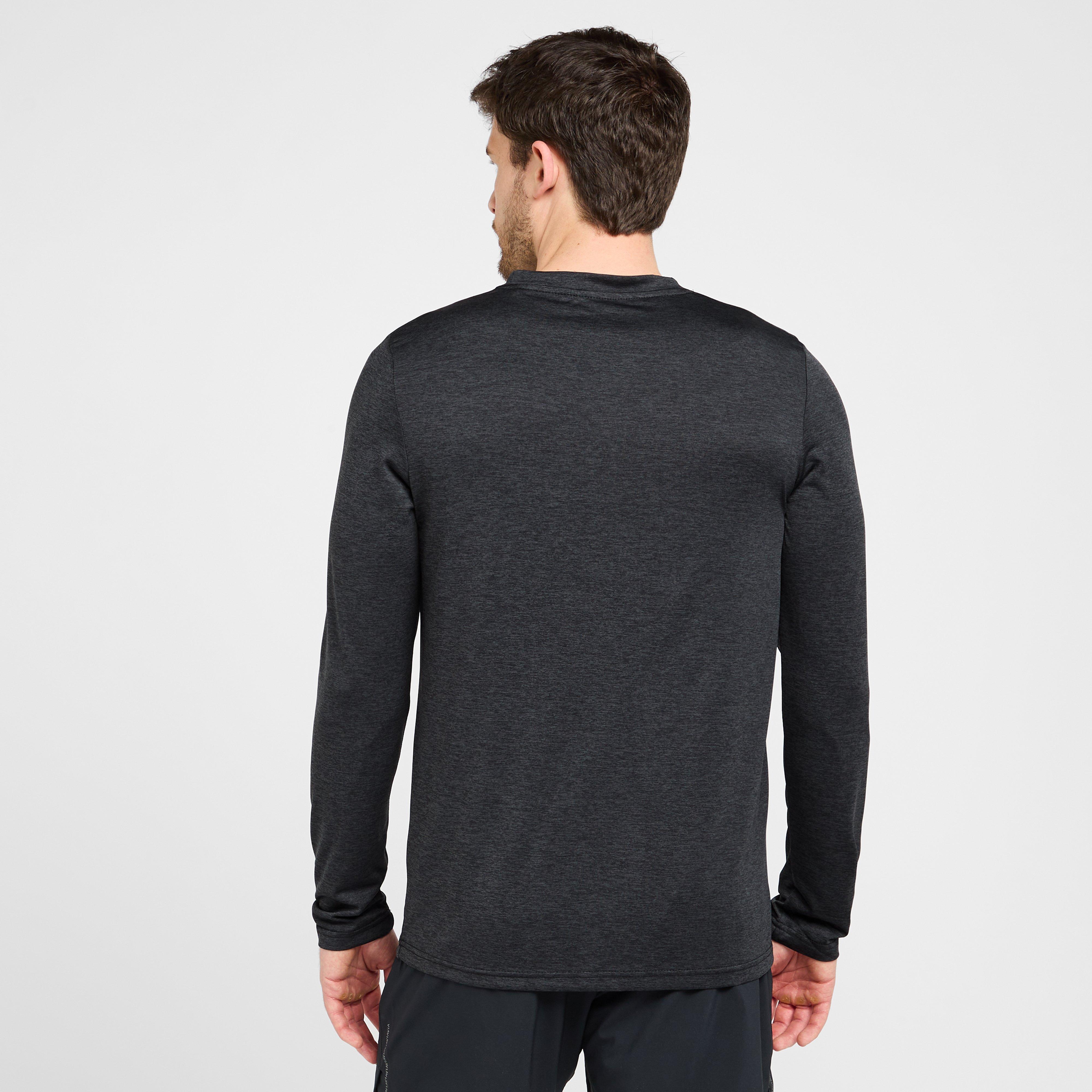 Mens Active Long Sleeve T-Shirt Black