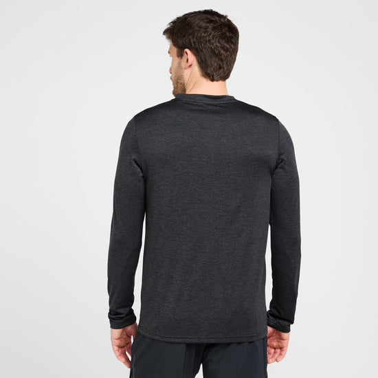 Mens Active Long Sleeve T-Shirt Black