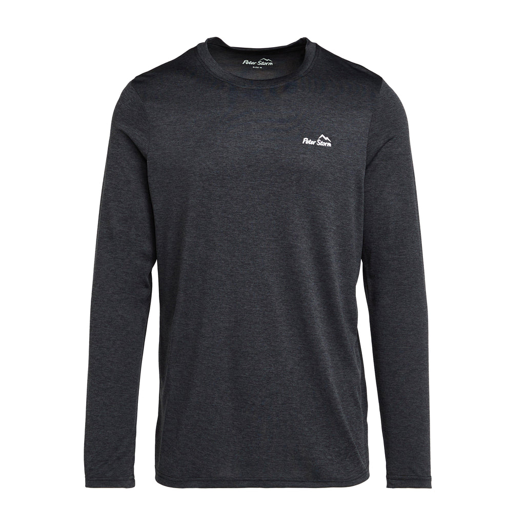 Mens Active Long Sleeve T-Shirt Black