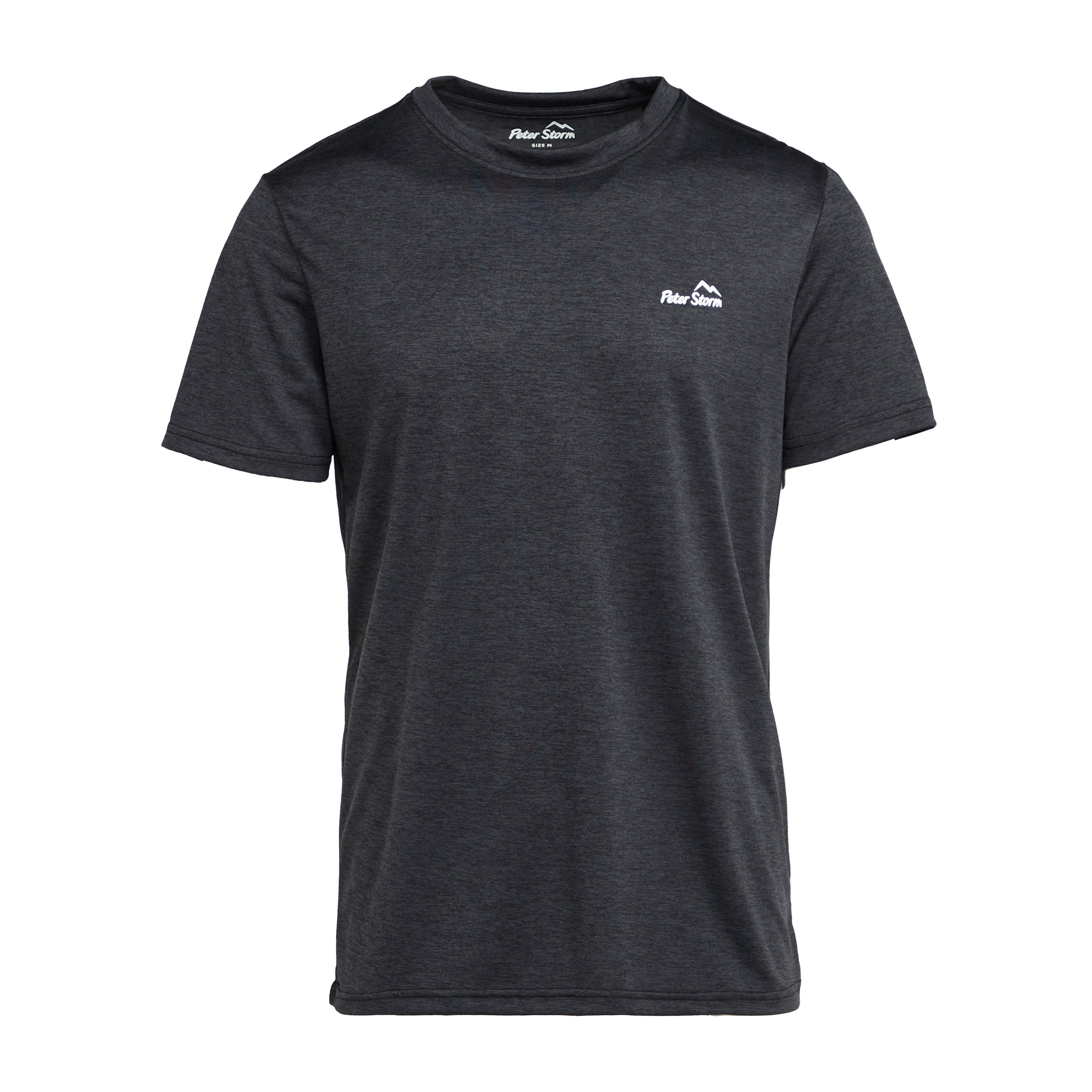 Mens Active Short Sleeve T-Shirt Black