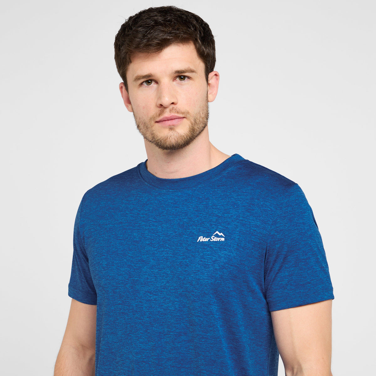 Mens Active Short Sleeve T-Shirt Blue