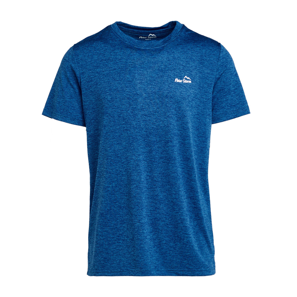 Mens Active Short Sleeve T-Shirt Blue