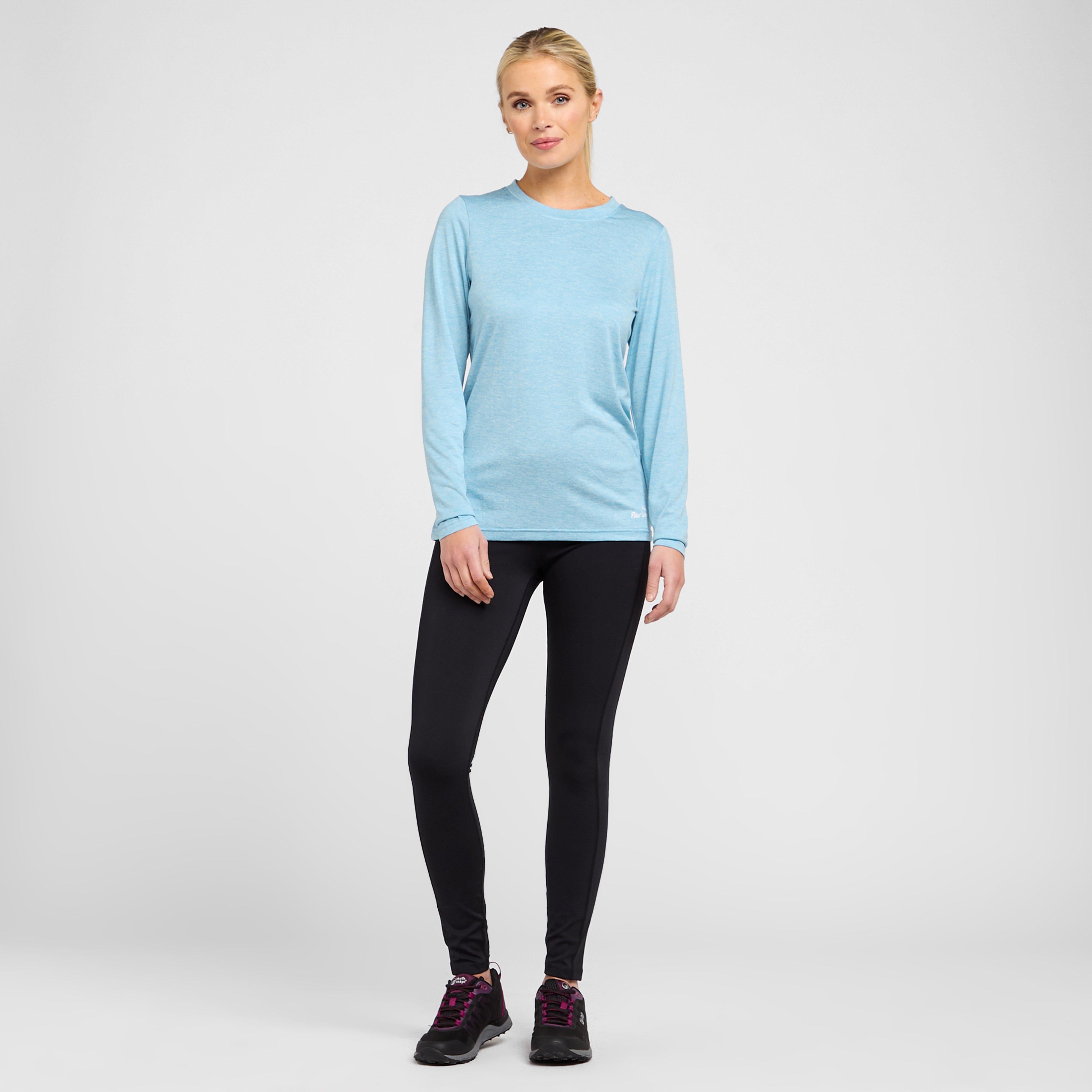 Womens Active Long Sleeve T-Shirt Blue