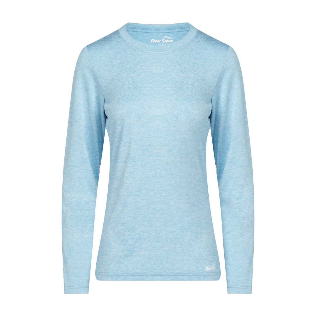 Womens Active Long Sleeve T-Shirt Blue