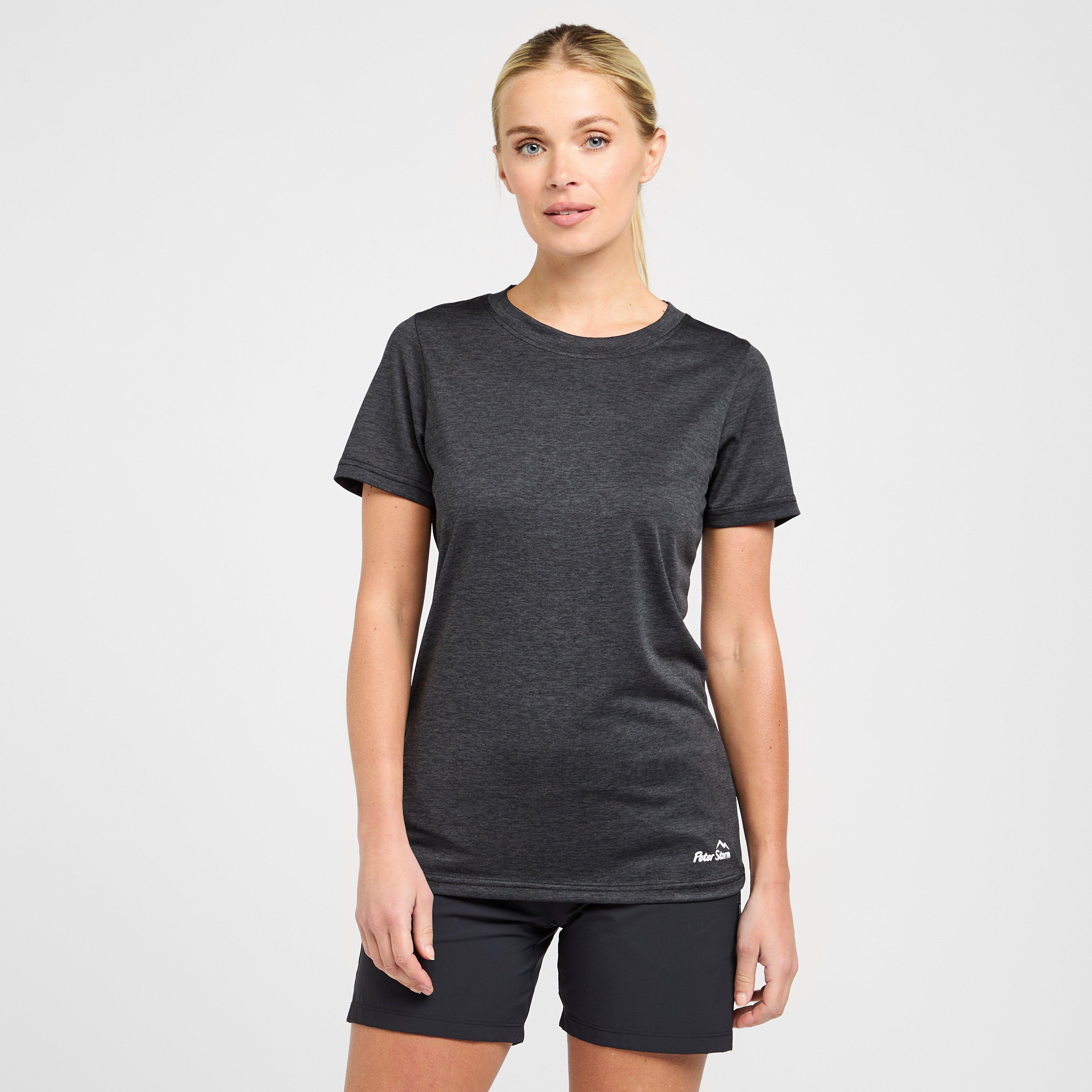 Womens Active Short Sleeve T-Shirt Black