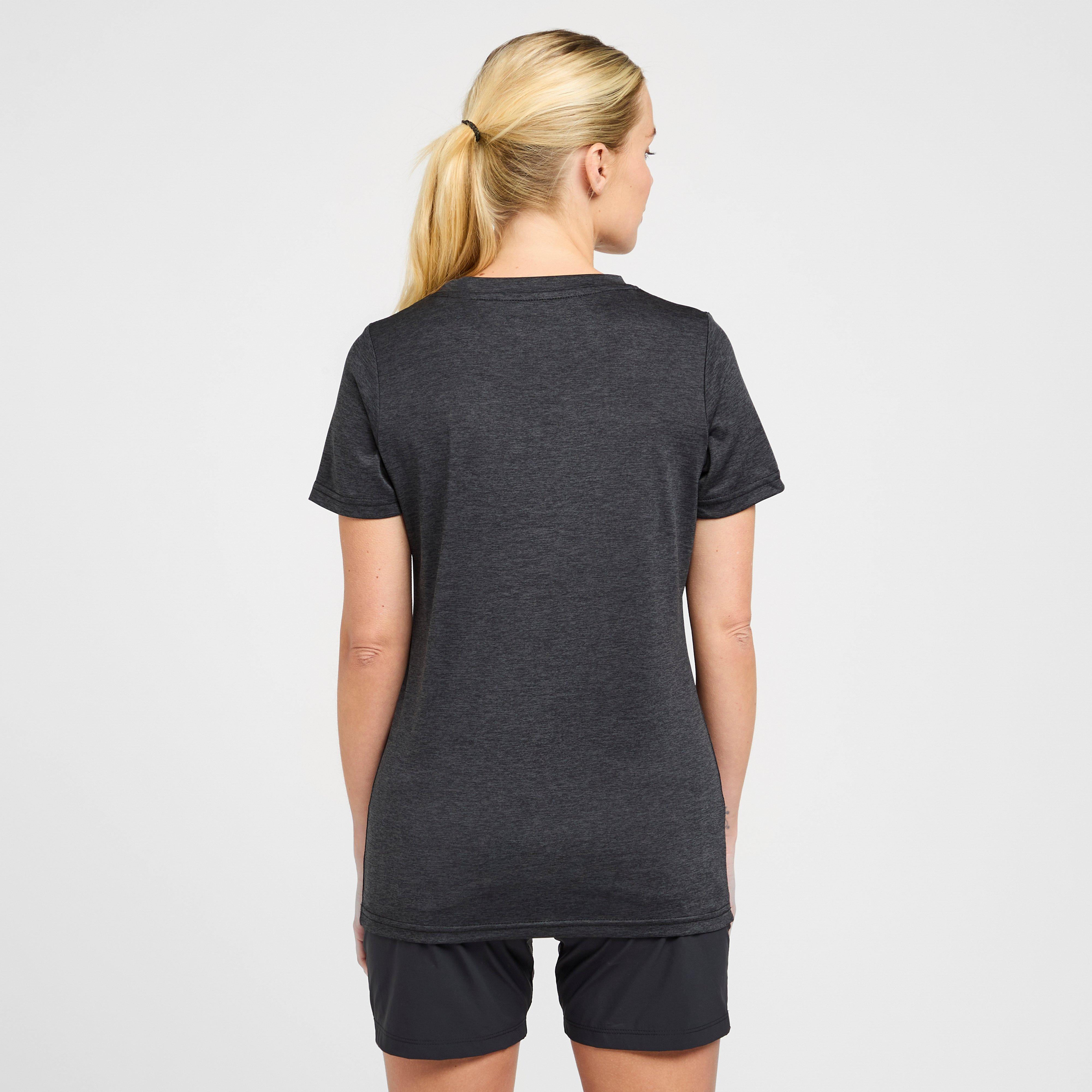 Womens Active Short Sleeve T-Shirt Black